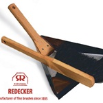 [REDECKER/レデッカー]赤いヘッドのミニデッキブラシ(馬毛)Lサイズ