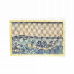 葛飾北斎 冨嶽三十六景 御厩川岸より両国橋夕陽見 畳絵葉書（ポストカード）　POSTCARD メッセージカード
