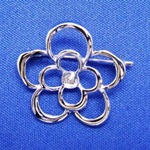 シルバーブローチ ?233