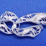 シルバーブローチ ?258