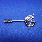 シルバーピンブローチ　?26