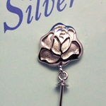 シルバーピンブローチ　?18