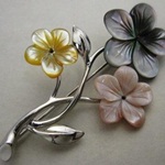 シルバーブローチ ?319　マグネット付