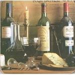 creative tops  コースター ＜ワイン×ボトル＞