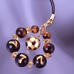 タイガーアイ金虎ストラップ