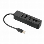 USB TypeCハブ(カードリーダー付) 91865