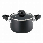 GMB-03 Marblack -マーブラック-IH対応 マーブル深型片手鍋 1..