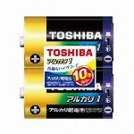 東芝 アルカリ乾電池 アルカリ1 単1形 2本パック LR20AN 2BP