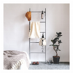 立てかけるだけで壁が収納スペースになる アイアン ラダーハンガー（2サイズ）