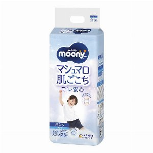 ムーニーマンマシュマロ肌ごこちモレ安心男の子ビッグ大 26枚     ムーニー全…