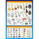 キーホルダー、ネクタイピン、カフスボタン