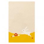 花うさぎ包装紙-1