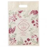 モダンリラックスリボン付PEギフトバッグ-S