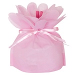 お花バッグ／オレンジ-M