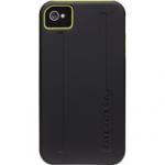 CM015588 iPhone4/4S用　ハイブリッドタフケース　ブラック/イエロー