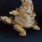 七宝焼ピル―ケス　カエル　