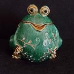 七宝焼ピル―ケス　親子犬