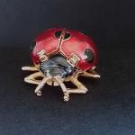 七宝焼ピル―ケス　親子フクロウ