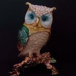 七宝焼ピル―ケス　フクロウ