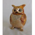 七宝焼ピルケース　フクロウ