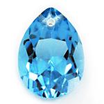 宝石質！爽やかなスカイブルートパーズ裸石（ホール有り）【ルース】3.24ｃｔ