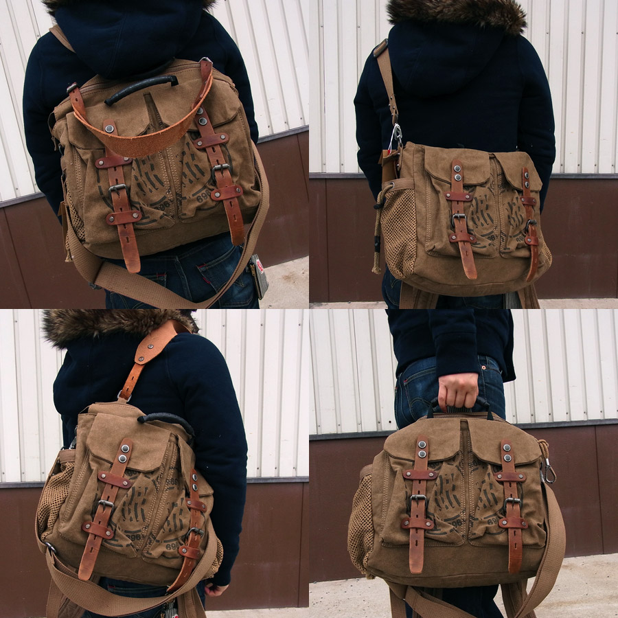 ミリタリー 3WAY ショルダーバッグ メンズ Men's Military