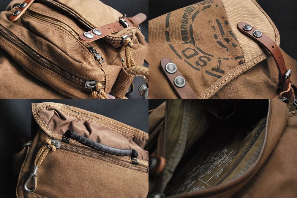 ミリタリーショルダーバッグ/ビンテージバッグ Vintage Military 本革