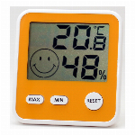 【シンプルでコンパクトなデジタル表示の温湿度計！カラー4色展開の　デジタルmid..
