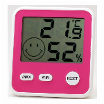 【シンプルでコンパクトなデジタル表示の温湿度計！カラー4色展開の　デジタルmid..