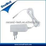 12V1.5A EUプラグ電源ADアダプタ「白い」 