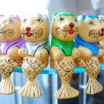 キャラクター木彫り　【OEM対応】