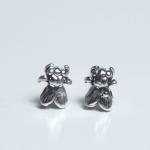 シルバーミニピアス　カメ