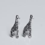 シルバーミニピアス　ヘビ