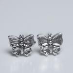 シルバーミニピアス　クワガタ