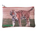 ファスナーポーチS　シマウマ柄