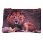 ファスナーポーチS　ゾウ柄