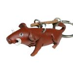 レザーキーホルダーゾウ