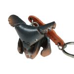 レザーキーホルダーフクロウ