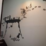Shinzi Katoh Wall art（ステッカー）Alice Lサイズ ブラック 
