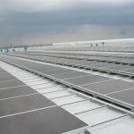 折板屋根型太陽電池アレイ用架台