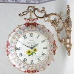 ロココ調　豪華な壁掛け両面時計　ベルサイユ