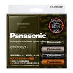 エネループ トーンズ フォレスト 単3形 急速充電器セット K-KJ21MCC40F