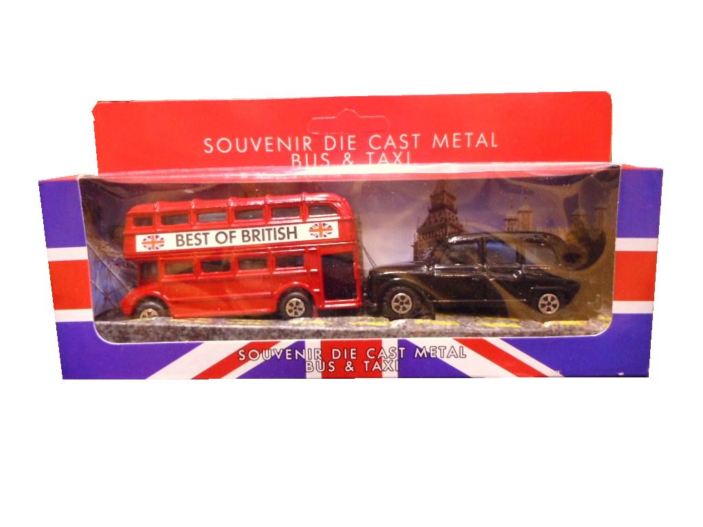 英国 ロンドンバス&タクシー ミニカーセット - ケント