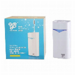 KB AIR MASK花粉対策 携帯用  日本製超小型マイナスイオン発生器空気清浄機　ホワイト