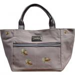 Pesce rosso 【ペシェロッソ】ricamoライン　シェルポーチ（ミルク..