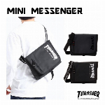 THRASHER スラッシャー MINI MESSENGER メッセンジャーバッグ ショルダーバッグ 小さめ ショルダー THR122