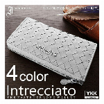 クロコ型押し本革使用 L字ファスナー式長財布 L字ファスナー IG-3003 メ..