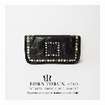 イタリアレザー 三つ折り財布 コンパクト ボタン BTR-A-005 メンズ財布