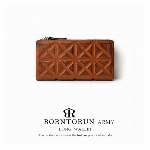 イタリアレザー 長財布 ラウンドファスナー スタッズ BTR-A-006 メンズ..