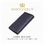 イタリア製カーボンレザー 多収納長財布 BTR-IC-003 メンズ財布